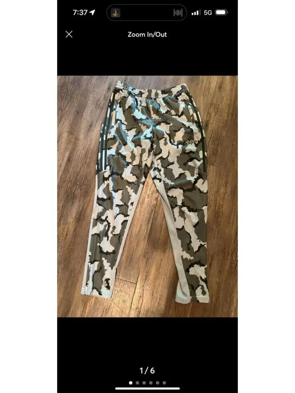 Adidas Men’s Soccer Tiro 14 Training Joggers sz Sm Camo